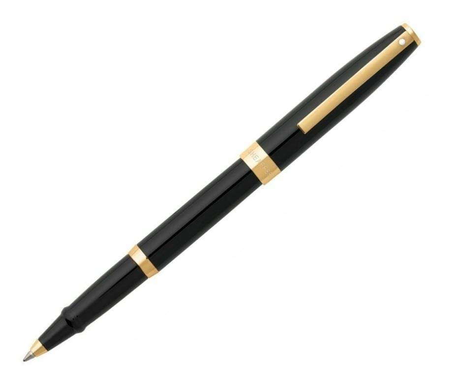 9471 Pióro kulkowe Sheaffer kolekcja Sagaris, czarne, wykończenia w kolorze złotym