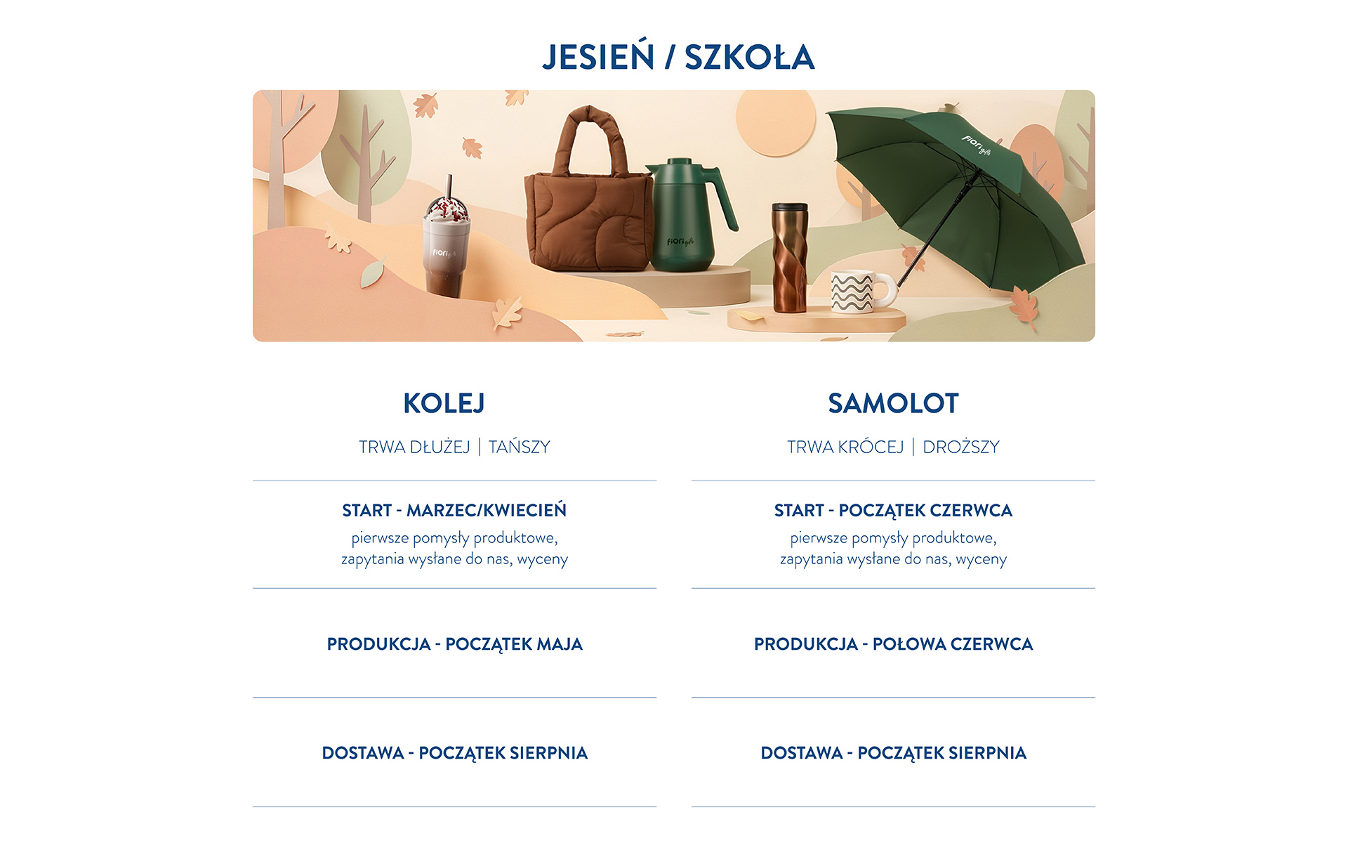 jesień gadżet reklamowy