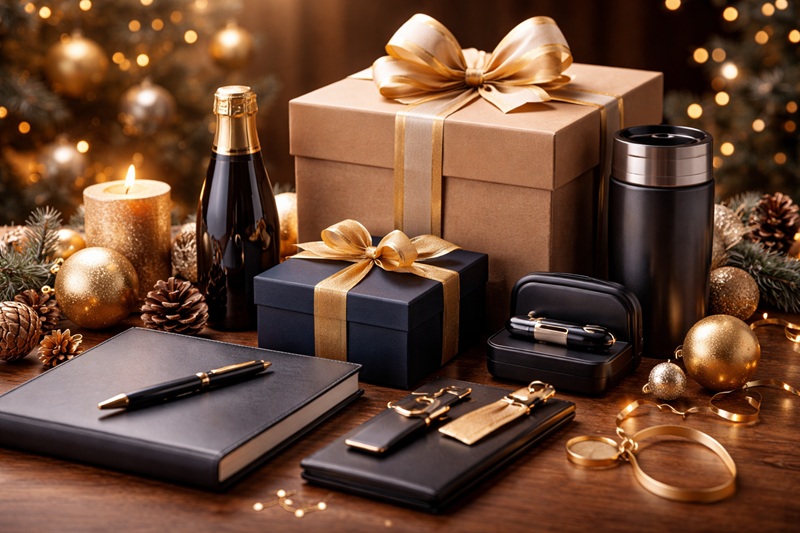 Upominki na koniec roku dla klientów – pomysły i inspiracje firmowe